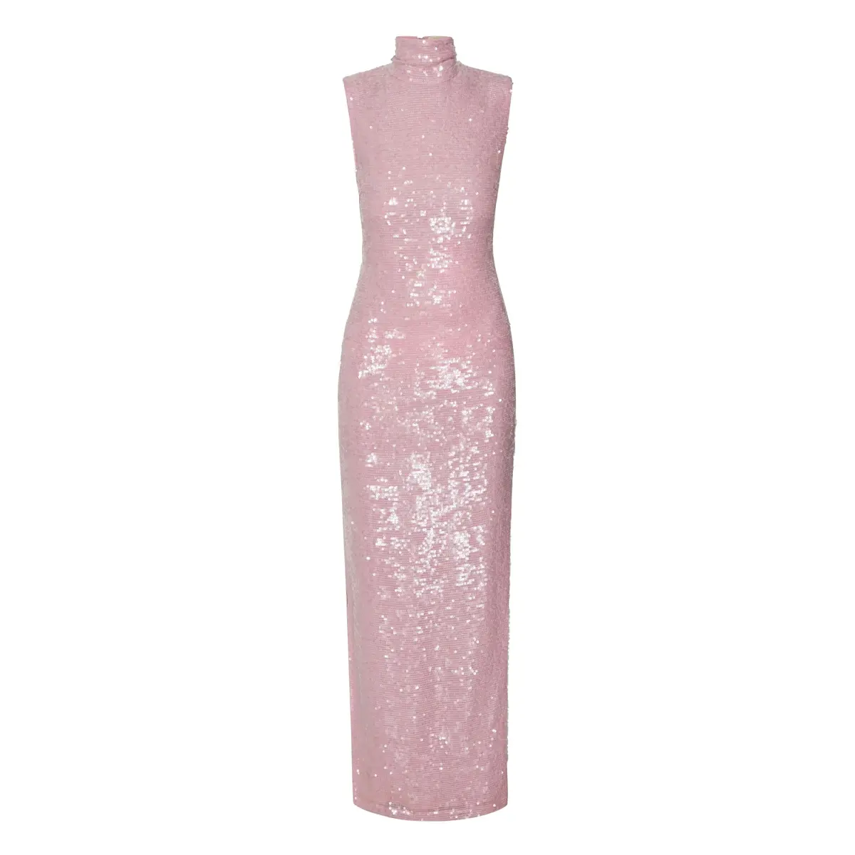 Lapointe Sequin High Neck Sleeveless Dress