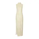 Lapointe Sequin High Neck Sleeveless Gown