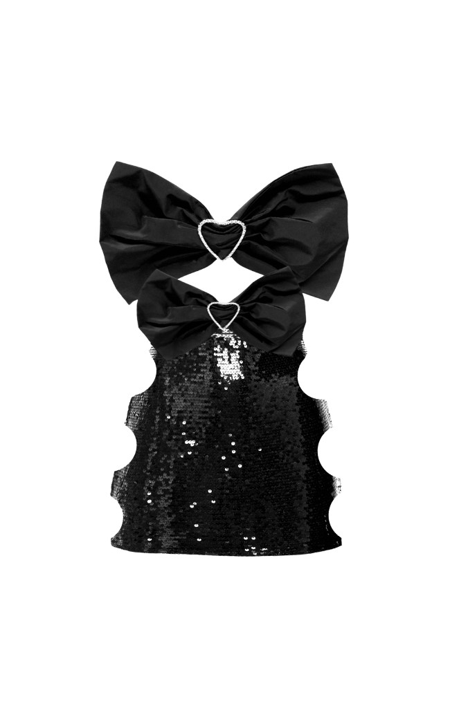 Loulou The Brand Gentlemen Prefer Blondes Sequin Minidress Dress