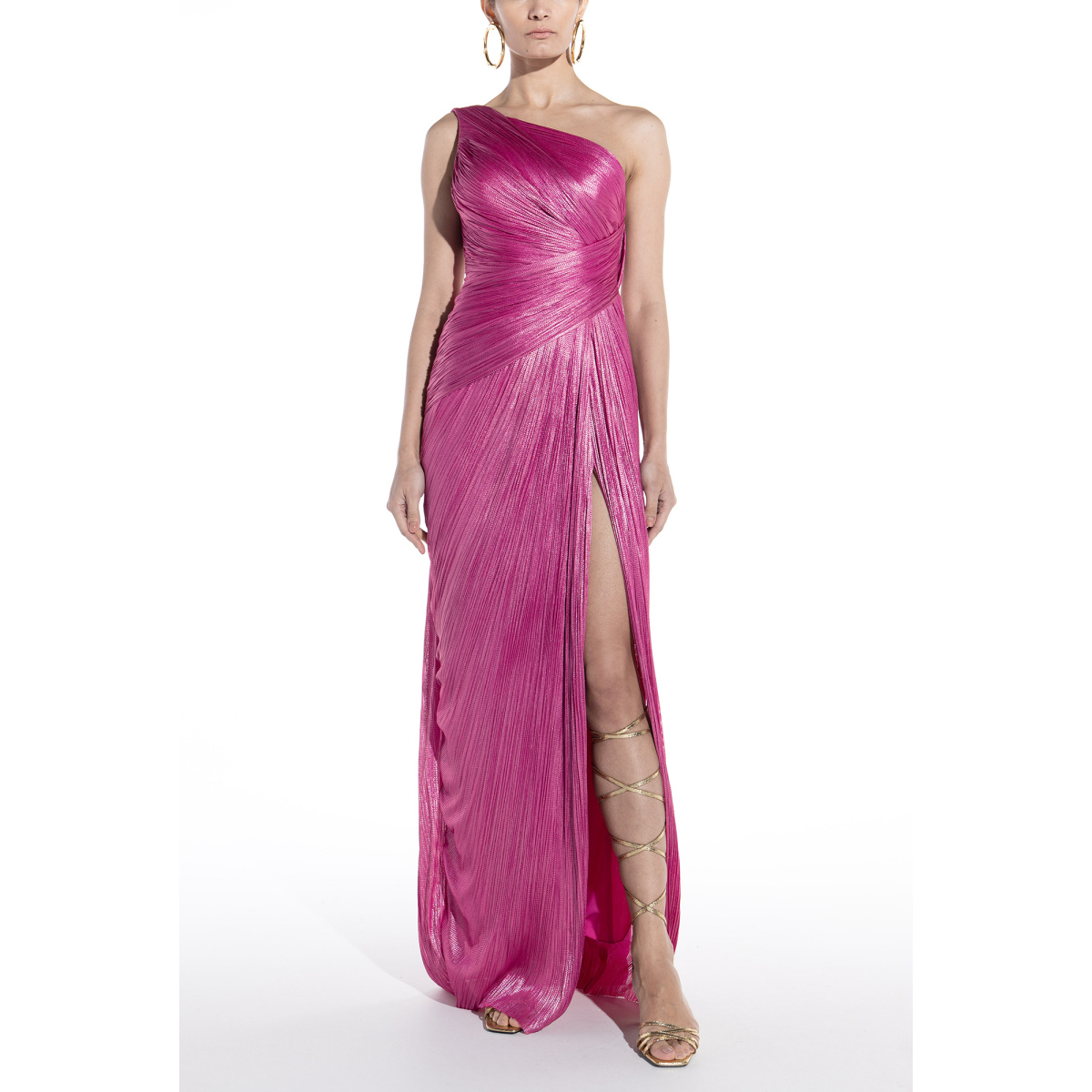 Maria Lucia Hohan Esther One-Shoulder Gown