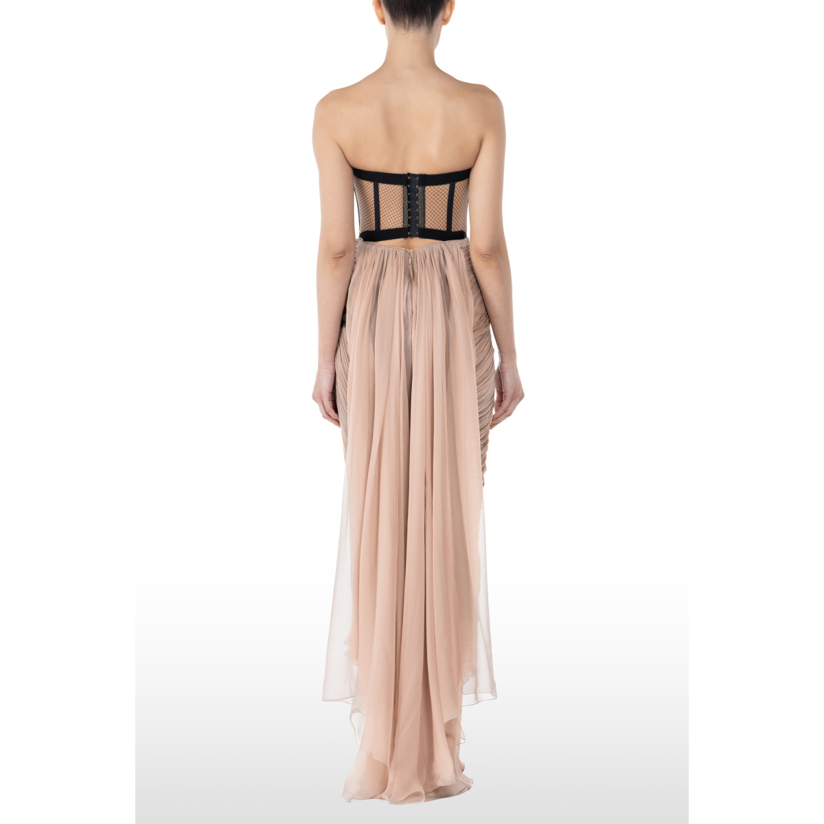 Maria Lucia Hohan Ramona Sheer Corset Maxi Dress