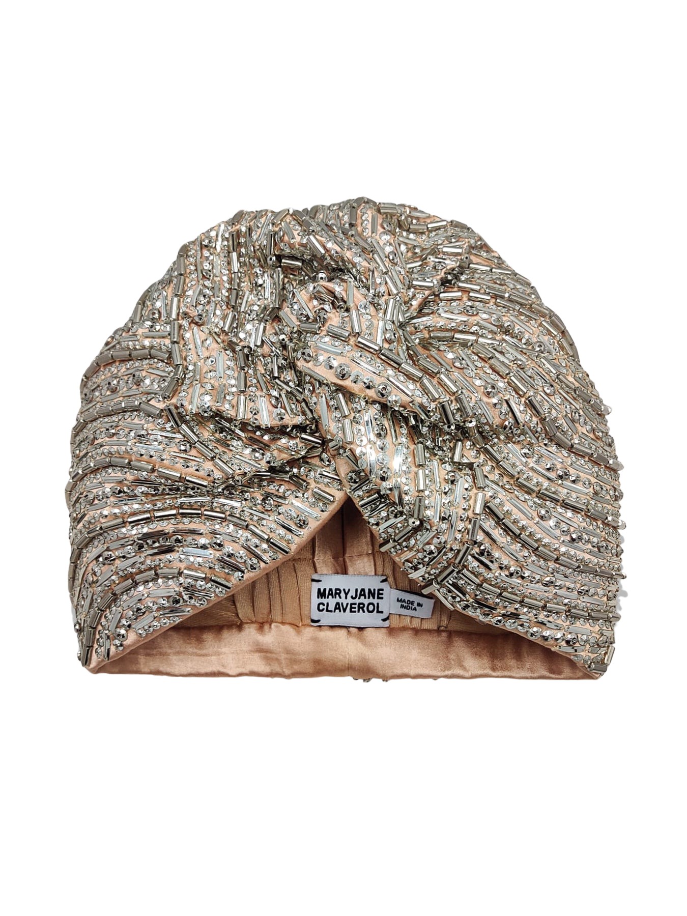 Mary Jane Claverol Iman Sequin-embellished twisted hair wrap