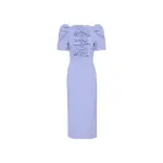 Rebecca-Vallance-Annabelle-Puff-Sleeve-Midi-Dress Rebecca Vallance Annabelle Puff Sleeve Midi Dress