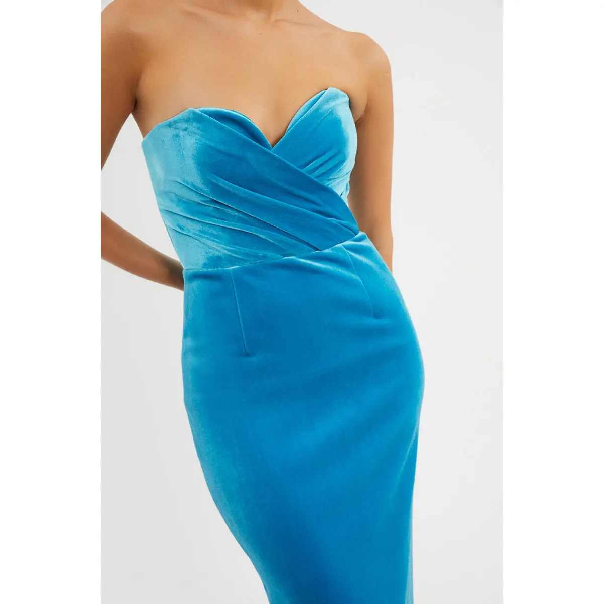 Rebecca Vallance Bernadette Gown Blue