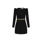 Rebecca-Vallance-Carine-Long-Sleeve-Mini-Dress-Black Rebecca Vallance Carine Long Sleeve Mini Dress Black