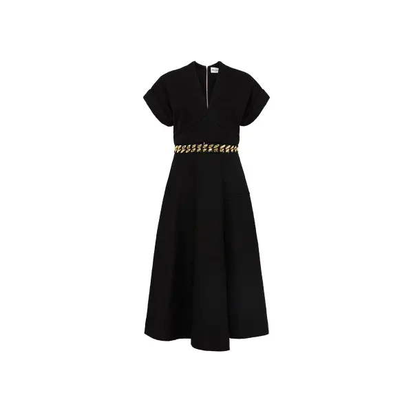 Rebecca Vallance Carine Midi Dress Black