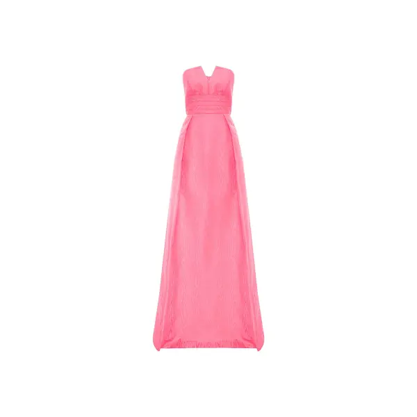 Rebecca Vallance Carmelita Strapless Gown Pink