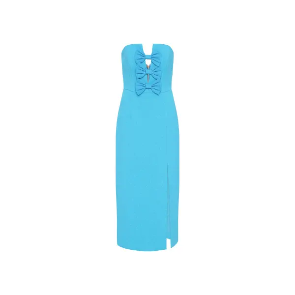 Rebecca Vallance Cecily Midi Dress Blue