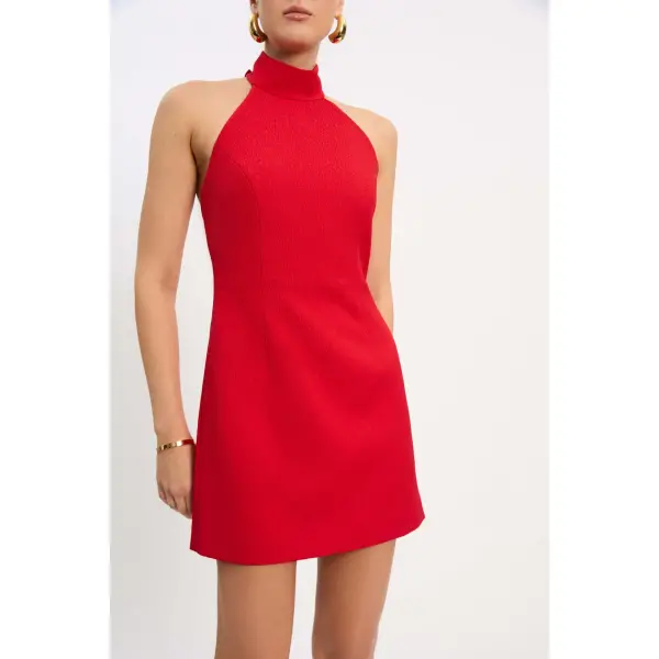 Rebecca Vallance Chiara Halter Mini Dress