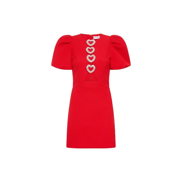 Rebecca Vallance Chiara Puff Sleeve Mini Dress