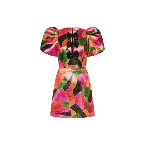 Rebecca Vallance Copacabana Bow Mini Dress