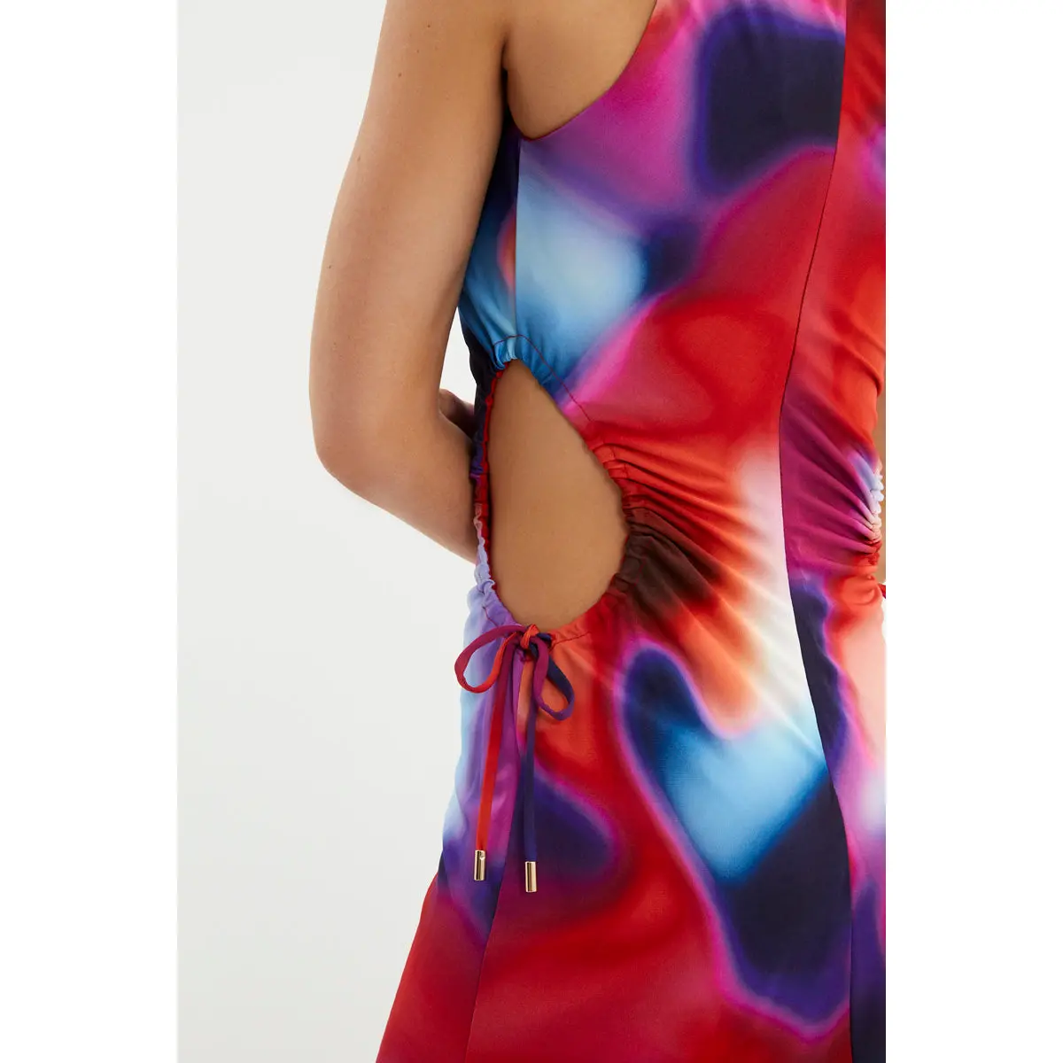 Rebecca Vallance Del Prado Cut Out Midi Dress