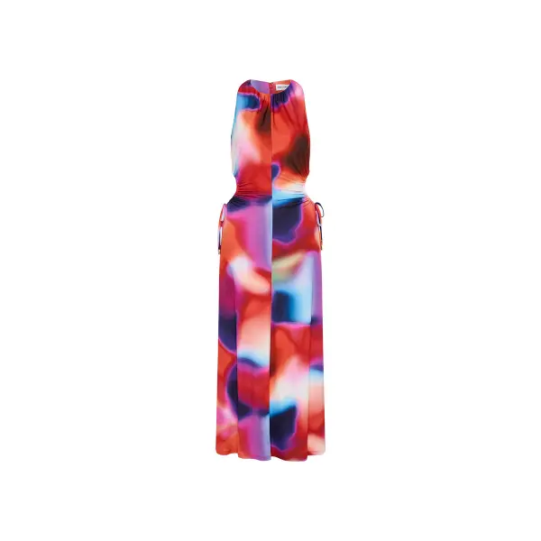 Rebecca Vallance Del Prado Cut Out Midi Dress