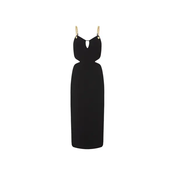 Rebecca Vallance Dulce Amore Midi Dress Black