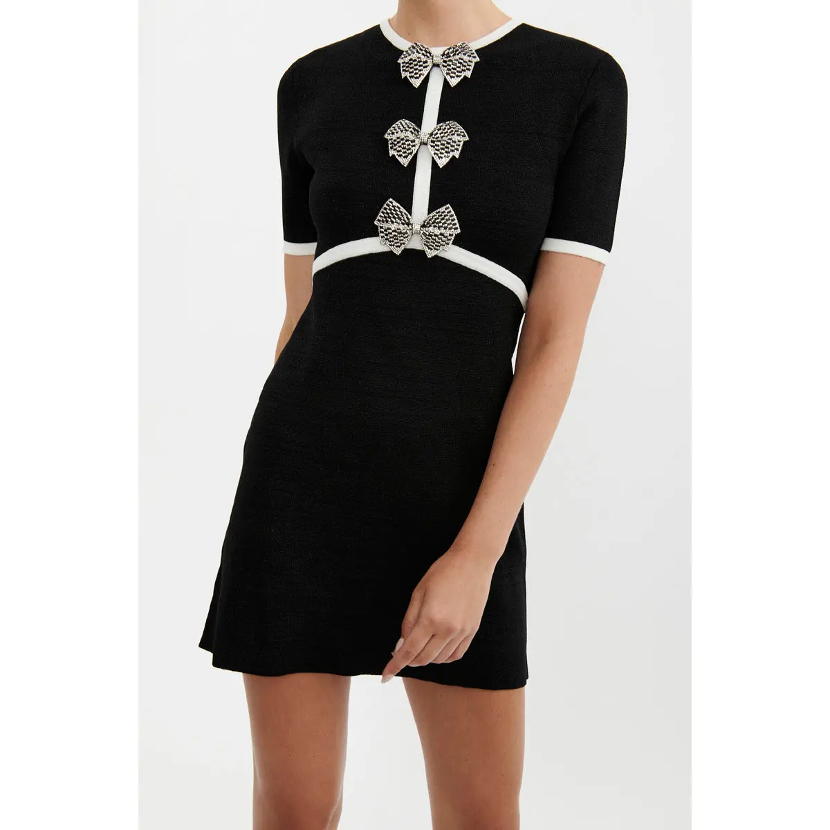Rebecca Vallance Ella Knit Mini Dress