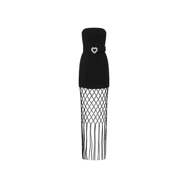 Rebecca Vallance Estelle Strapless Maxi Dress