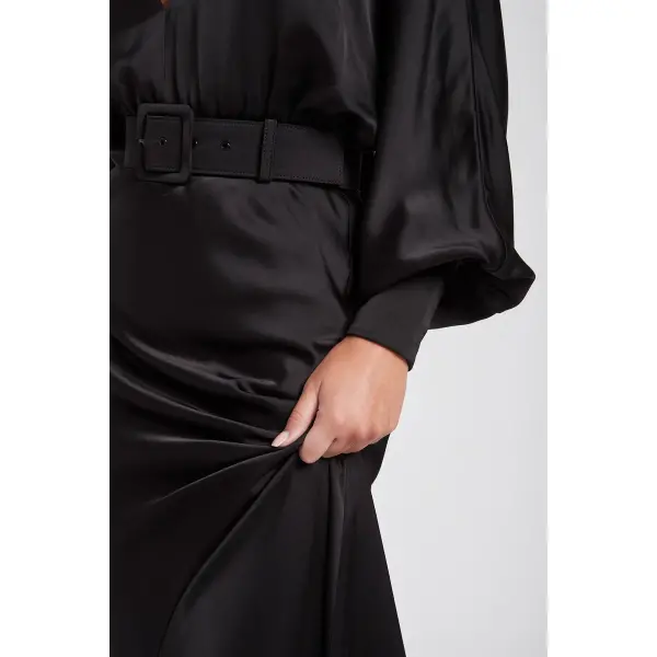 Rebecca Vallance Florent Gown Black
