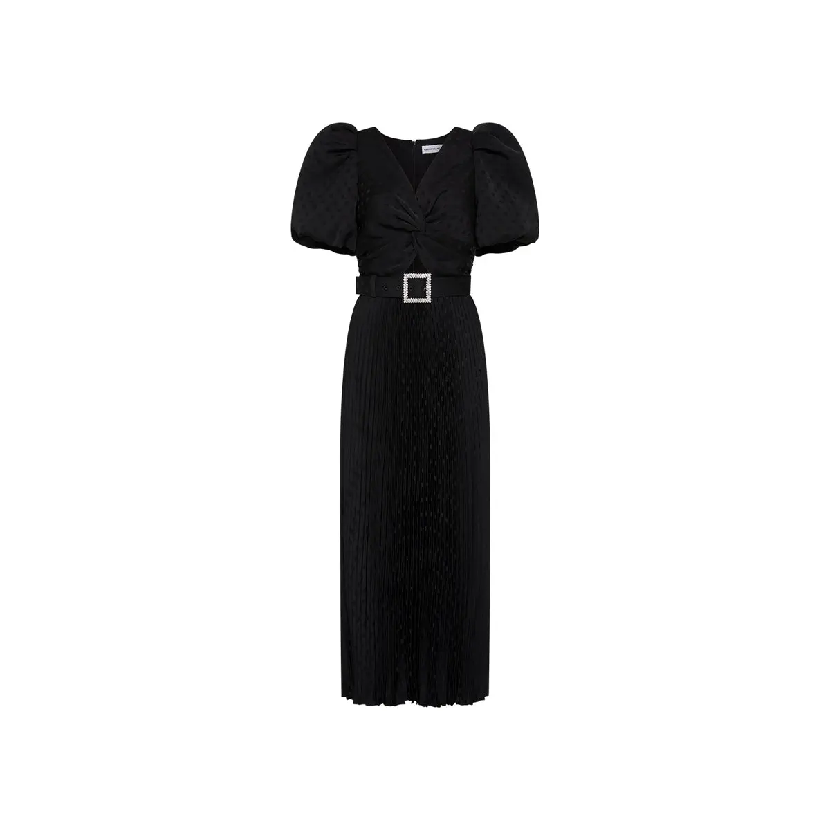 Rebecca Vallance Lorraine Pleated Midi Dress