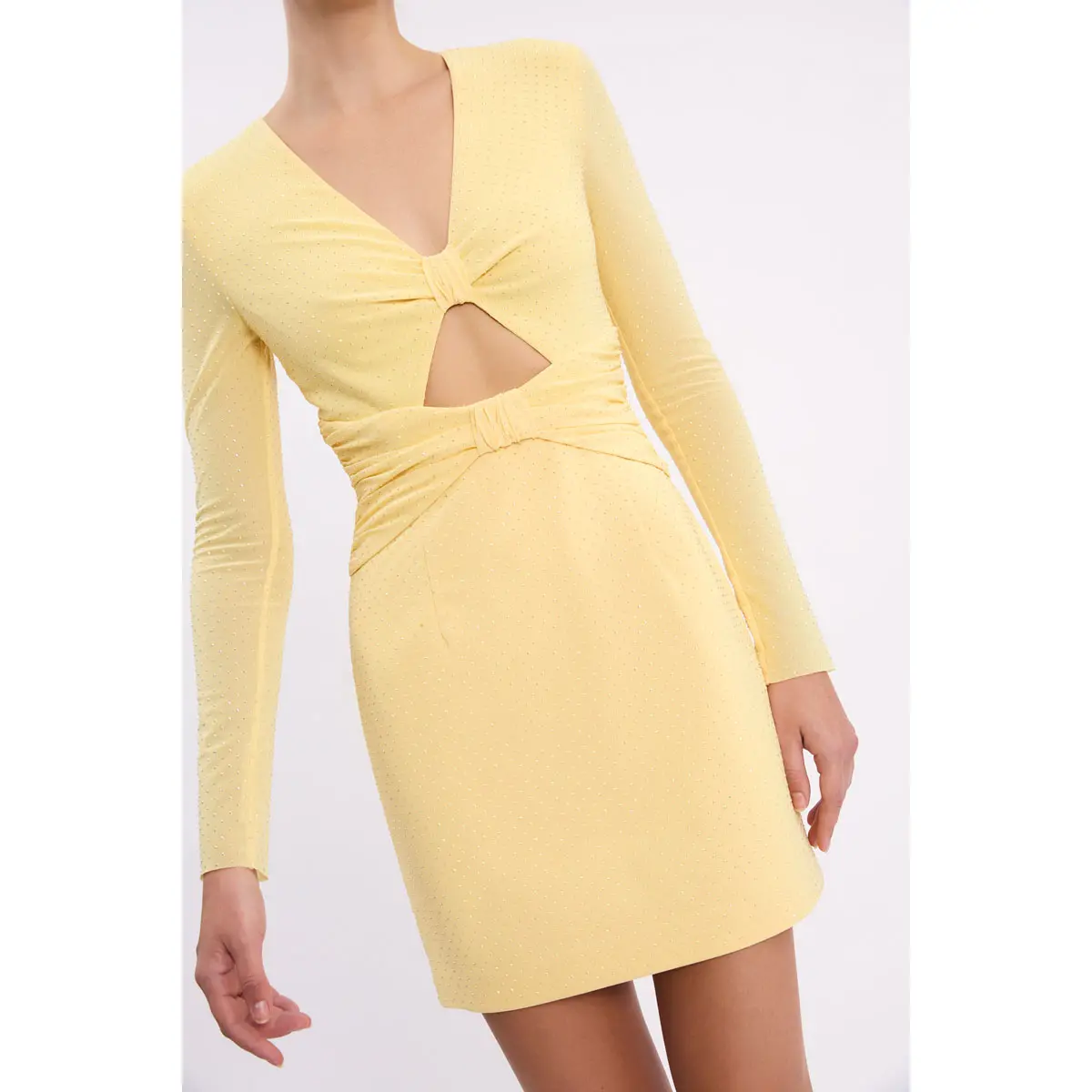 Rebecca Vallance Lumiere Long Sleeve Mini Dress