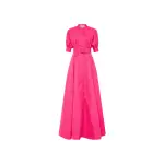 Rebecca-Vallance-Lyla-Button-Gown-Hot-Pink Rebecca Vallance Lyla Button Gown Hot Pink