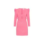 Rebecca-Vallance-Marie-Long-Sleeve-Mini-Dress-Pink Rebecca Vallance Marie Long Sleeve Mini Dress Pink