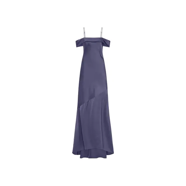 Rebecca Vallance Olivia Slip Gown Navy