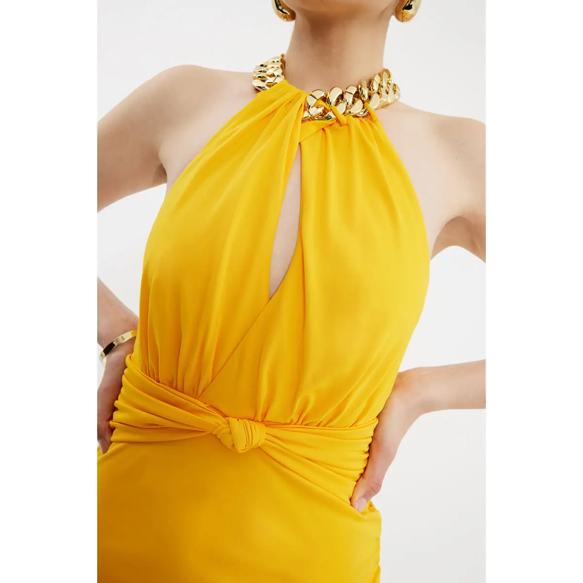 Rebecca Vallance Phoenix Gown Marigold