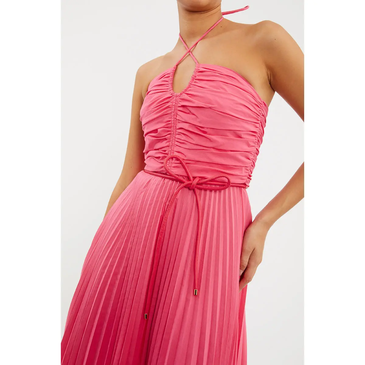 Rebecca Vallance Rosa Halter Midi Dress