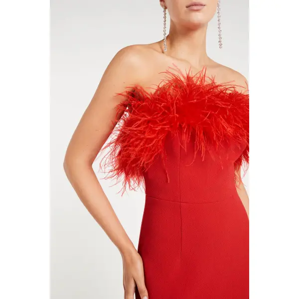 Rebecca Vallance Scarlett Strapless Gown