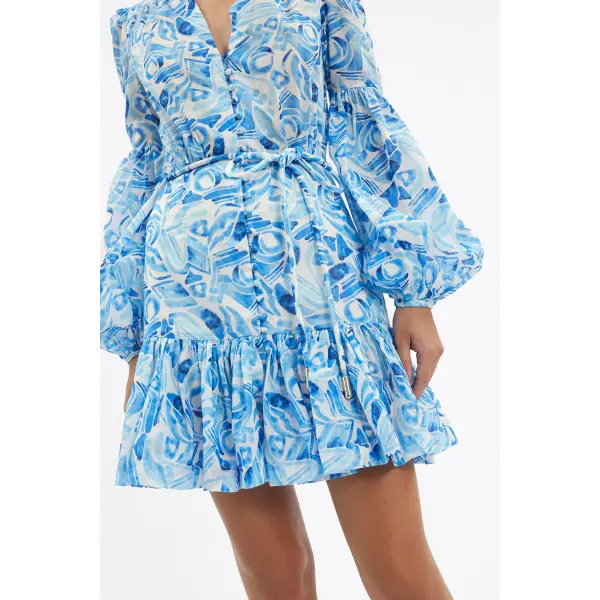 Rebecca Vallance Seine Long Sleeve Mini Dress