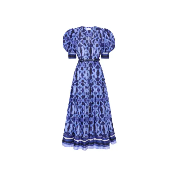 Rebecca Vallance Shiloh Button Midi Dress