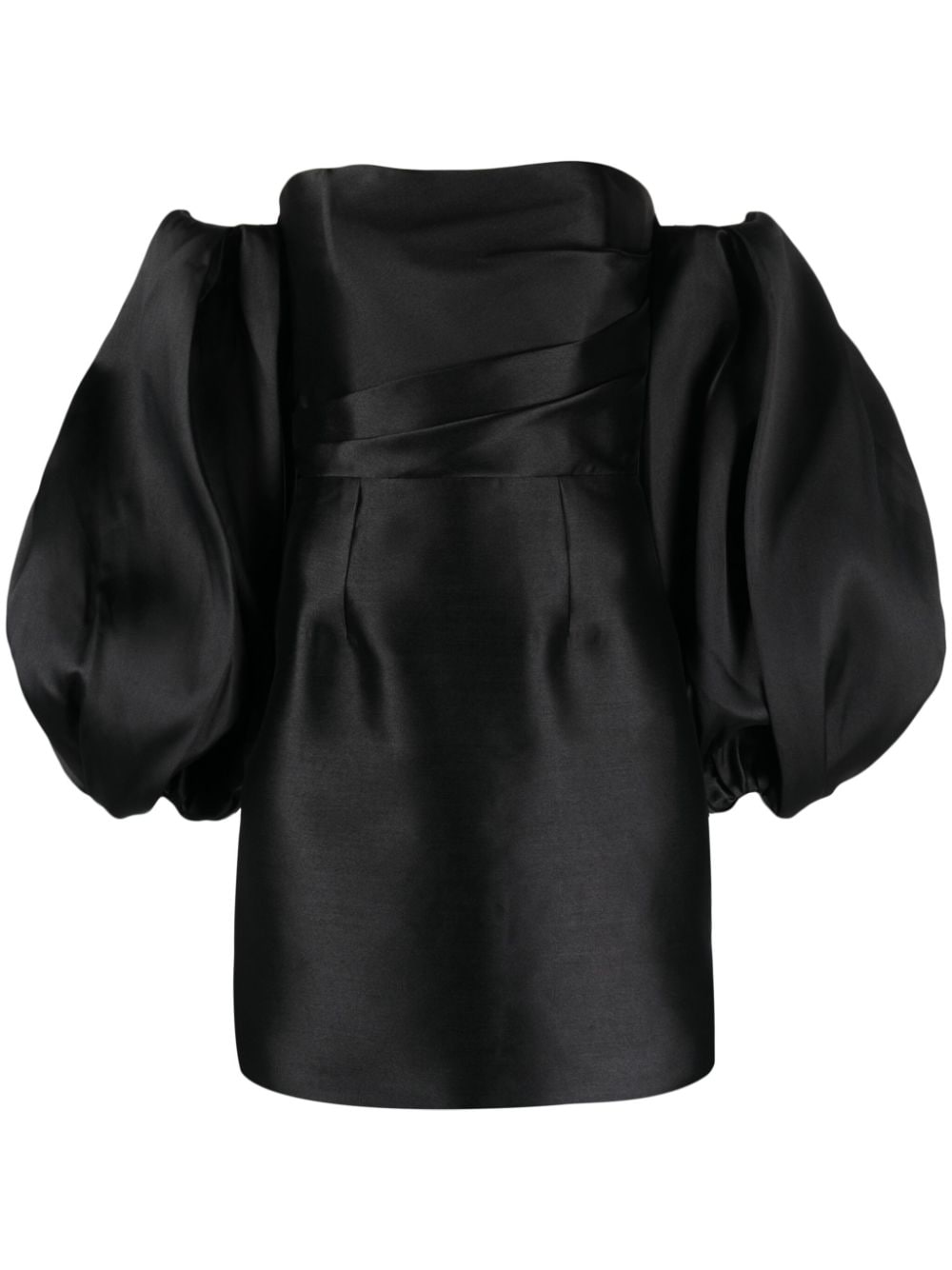 Solace London The Bella puff-sleeve minidress Dress