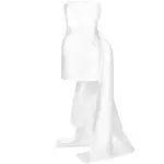 Solace London White The Meyer draped minidress