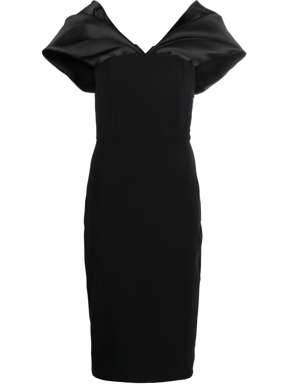 Solace London Wrenley off-shoulder midi dress