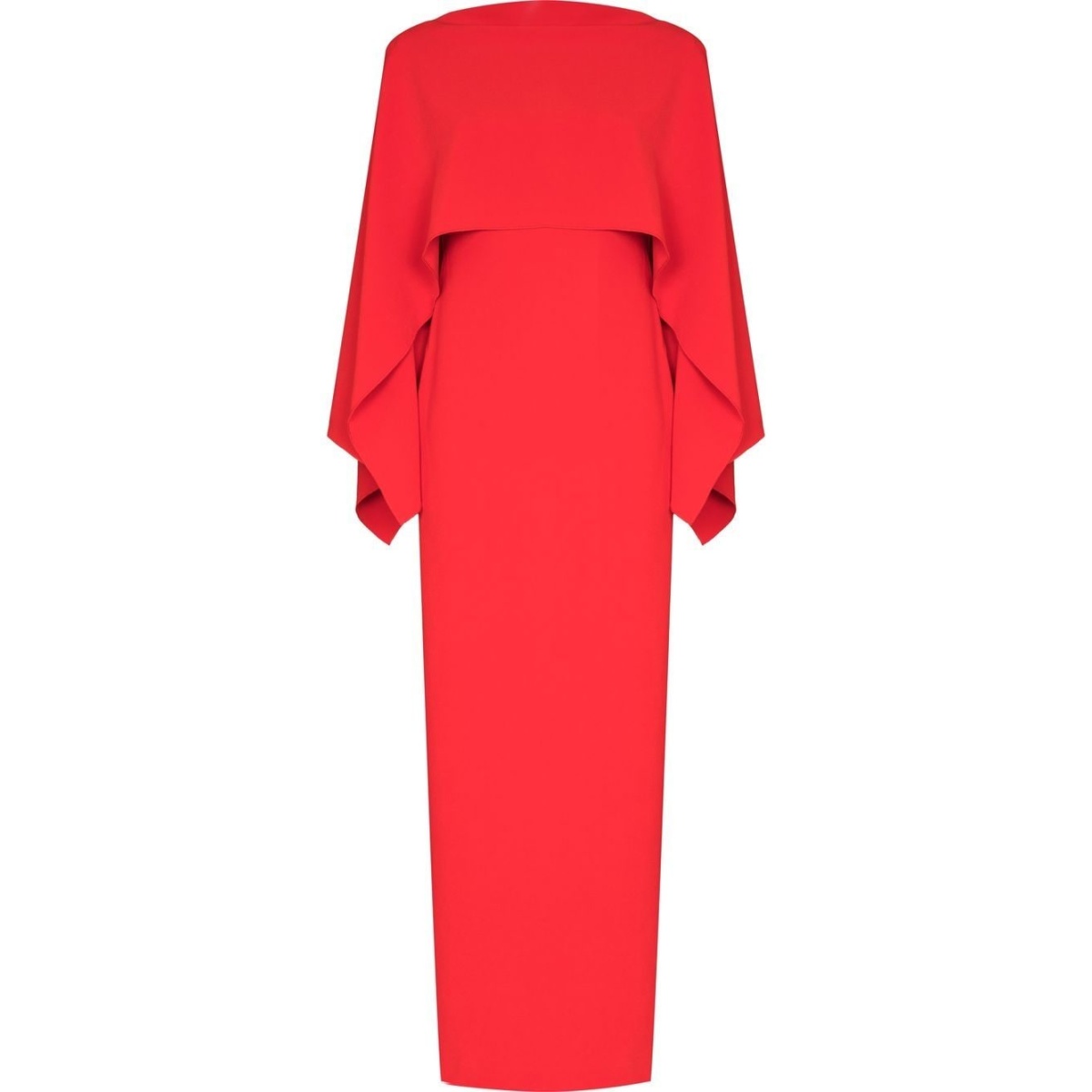 Solace London Red Yael boat neck dress