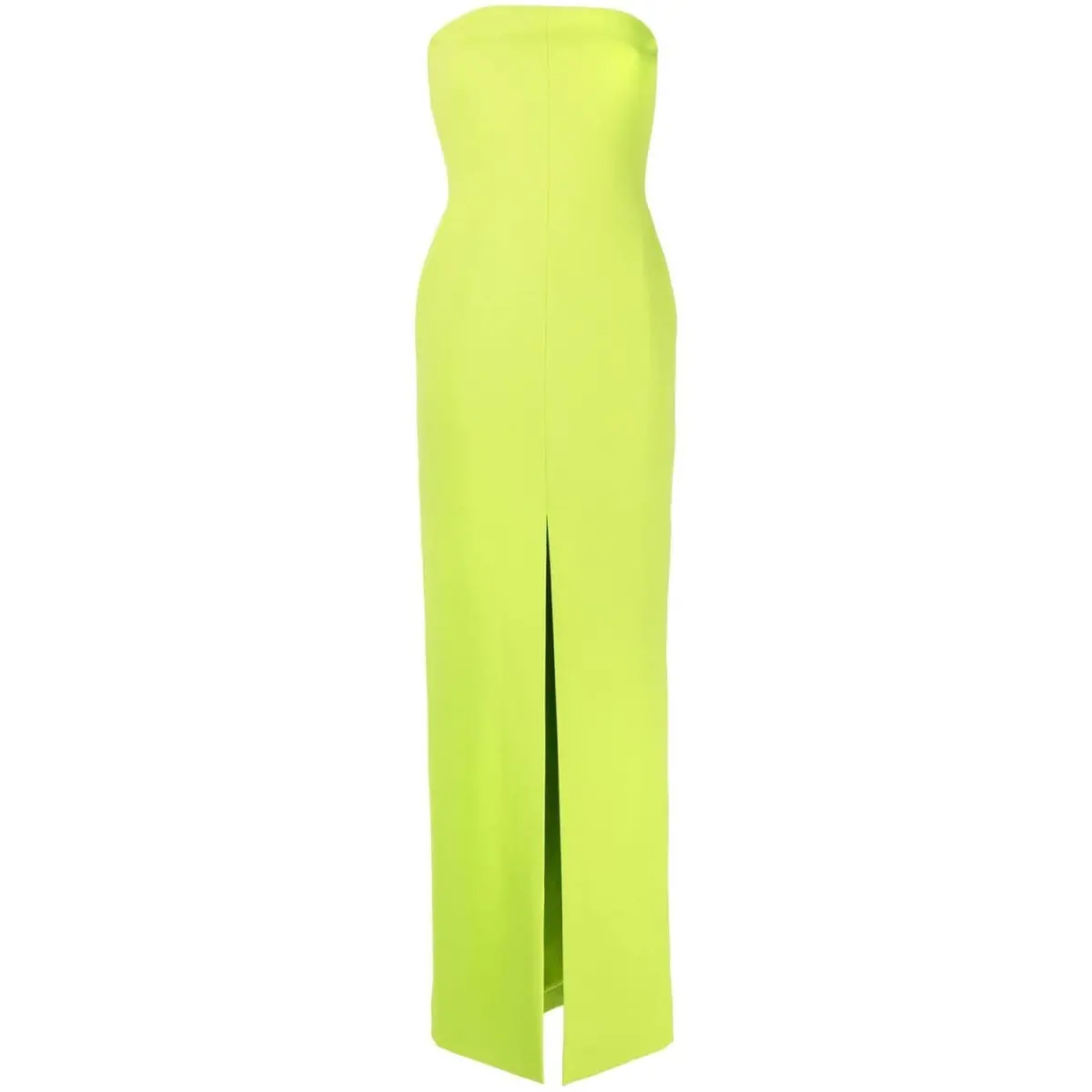 Solace London Green strapless maxi dress