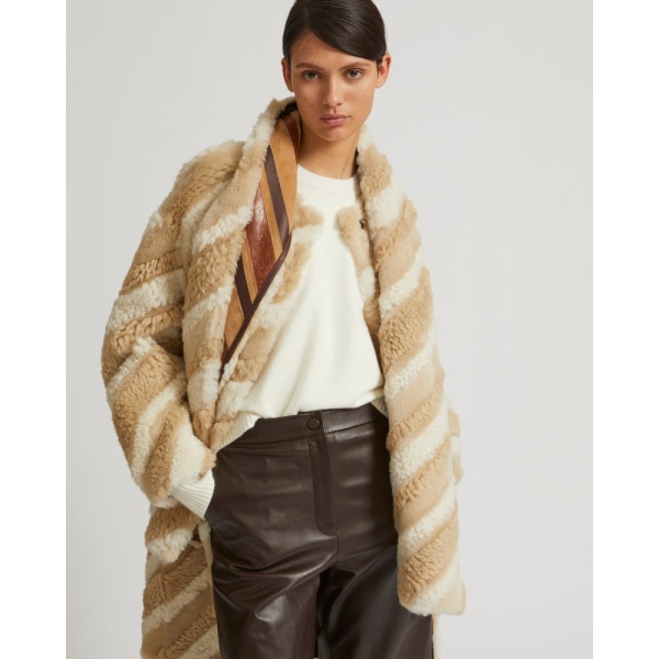 yves salomon shearling coat