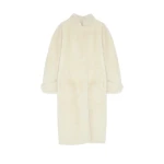 Yves Salomon Merino Officer Coat 587529 nobg