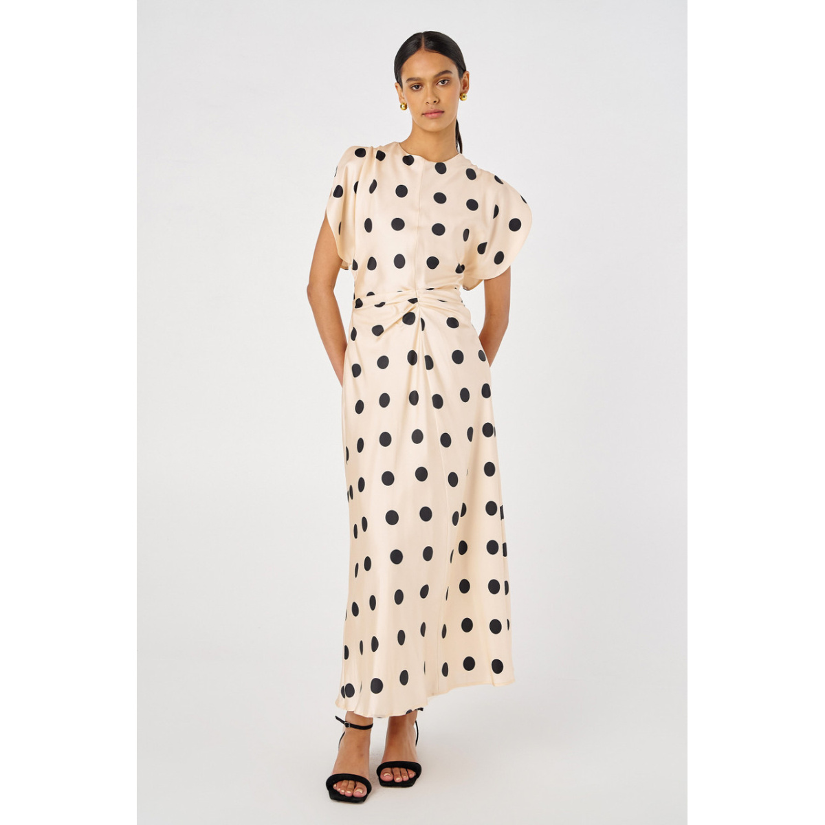 Oroton Large Spot Print Dress Designer Collection Coveti