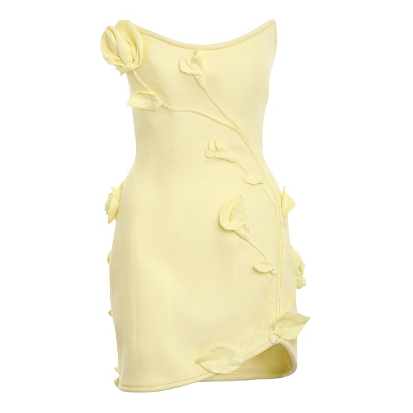 zimmermann Matchmaker Rose Linen Mini Dress