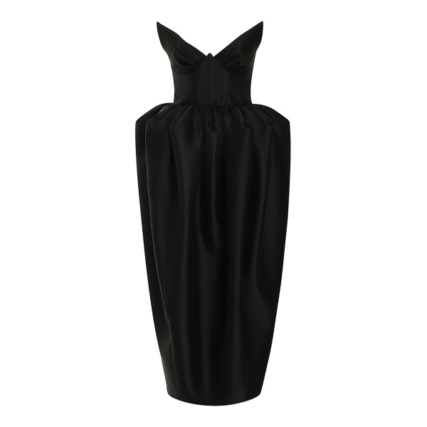 zimmermann Matchmaker Wool-Silk Bustier Midi Dress
