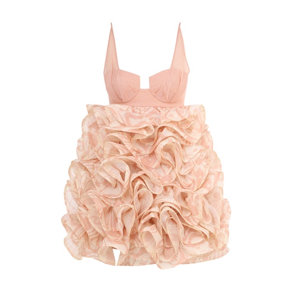 Zimmermann Matchmaker Ruffle Mini Dress