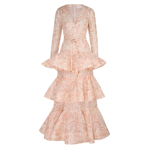 Zimmermann Matchmaker V Neck Gown