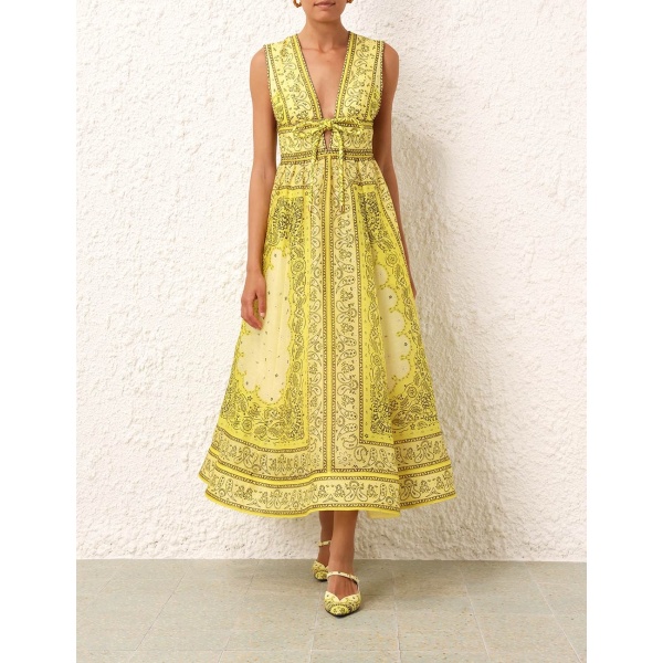 Zimmermann Matchmaker Bow Long Dress