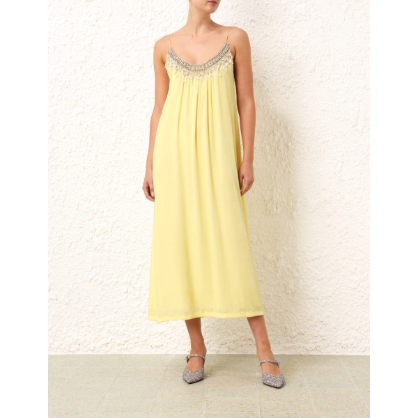 Zimmermann Matchmaker Diamante Slip Dress