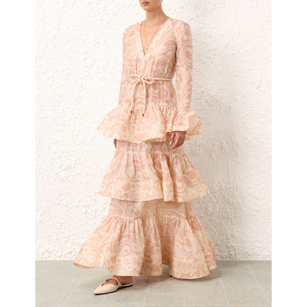 Zimmermann Matchmaker V Neck Gown