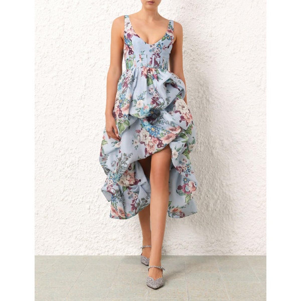 Zimmermann Matchmaker Drape Midi Dress