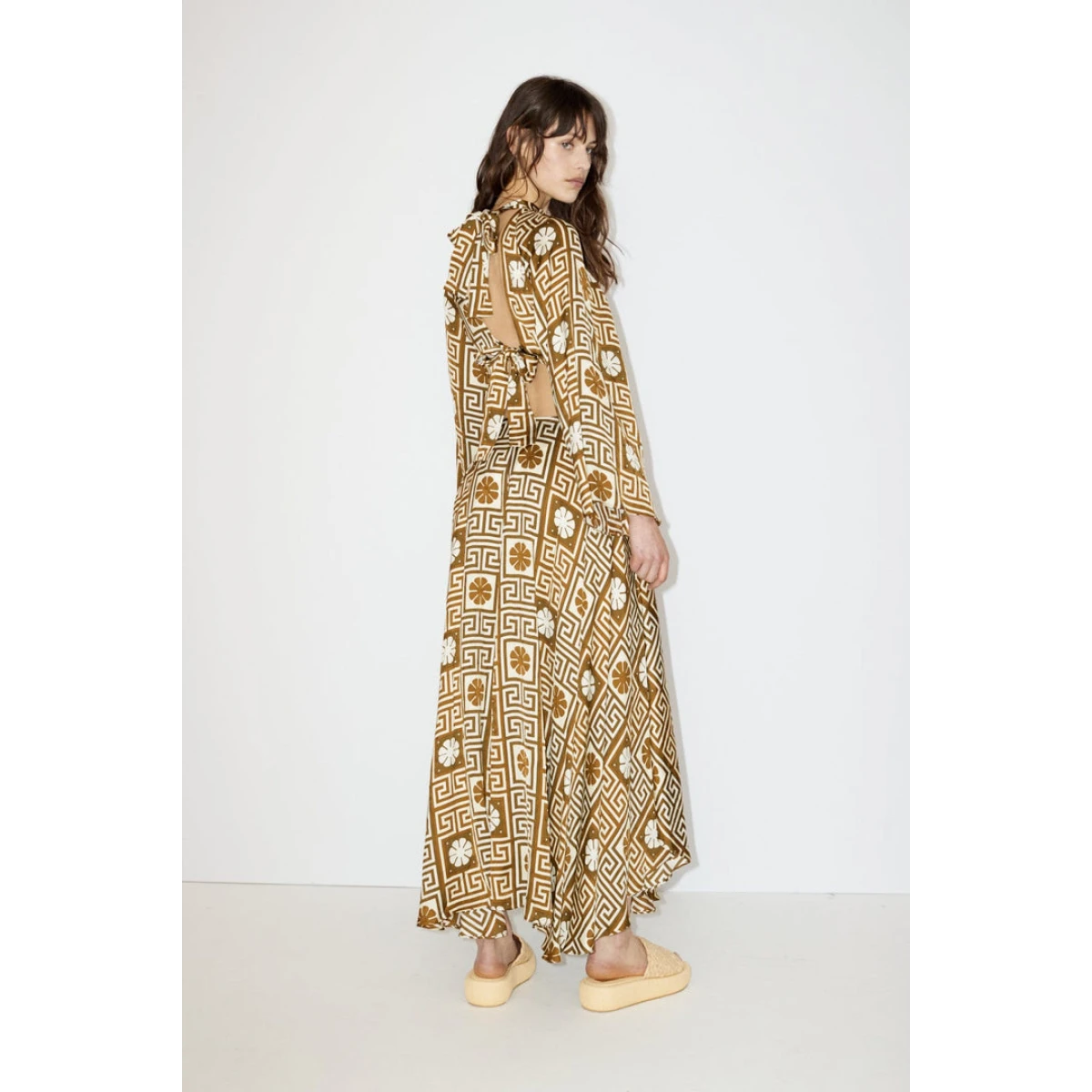 Alemais Dimi Cut Out Jacquard Midi Dress
