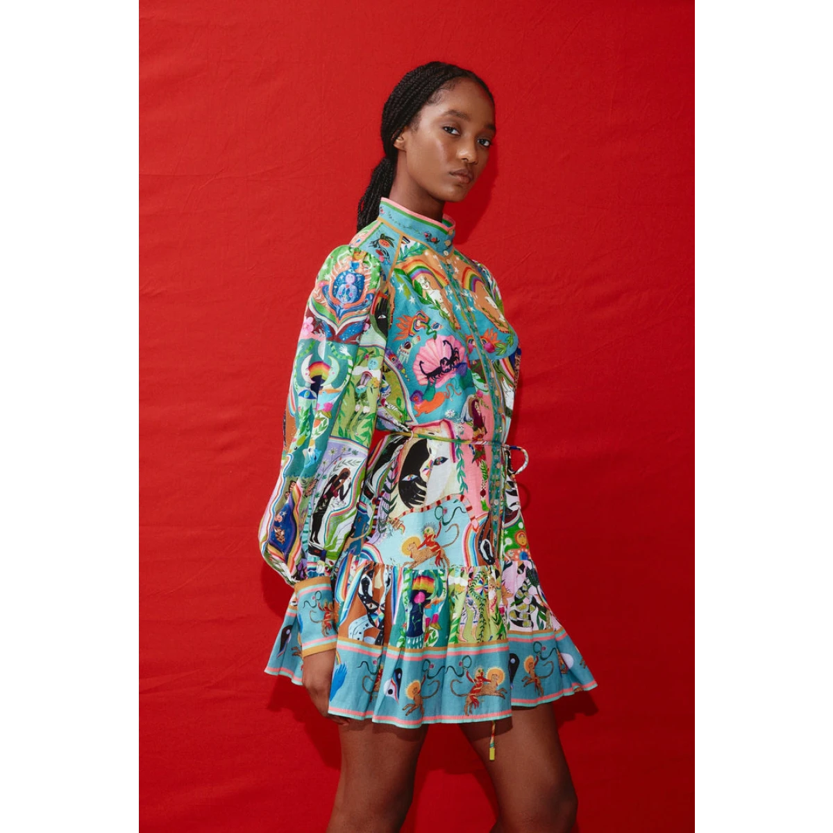 Alemais Evergreen Mini Dress
