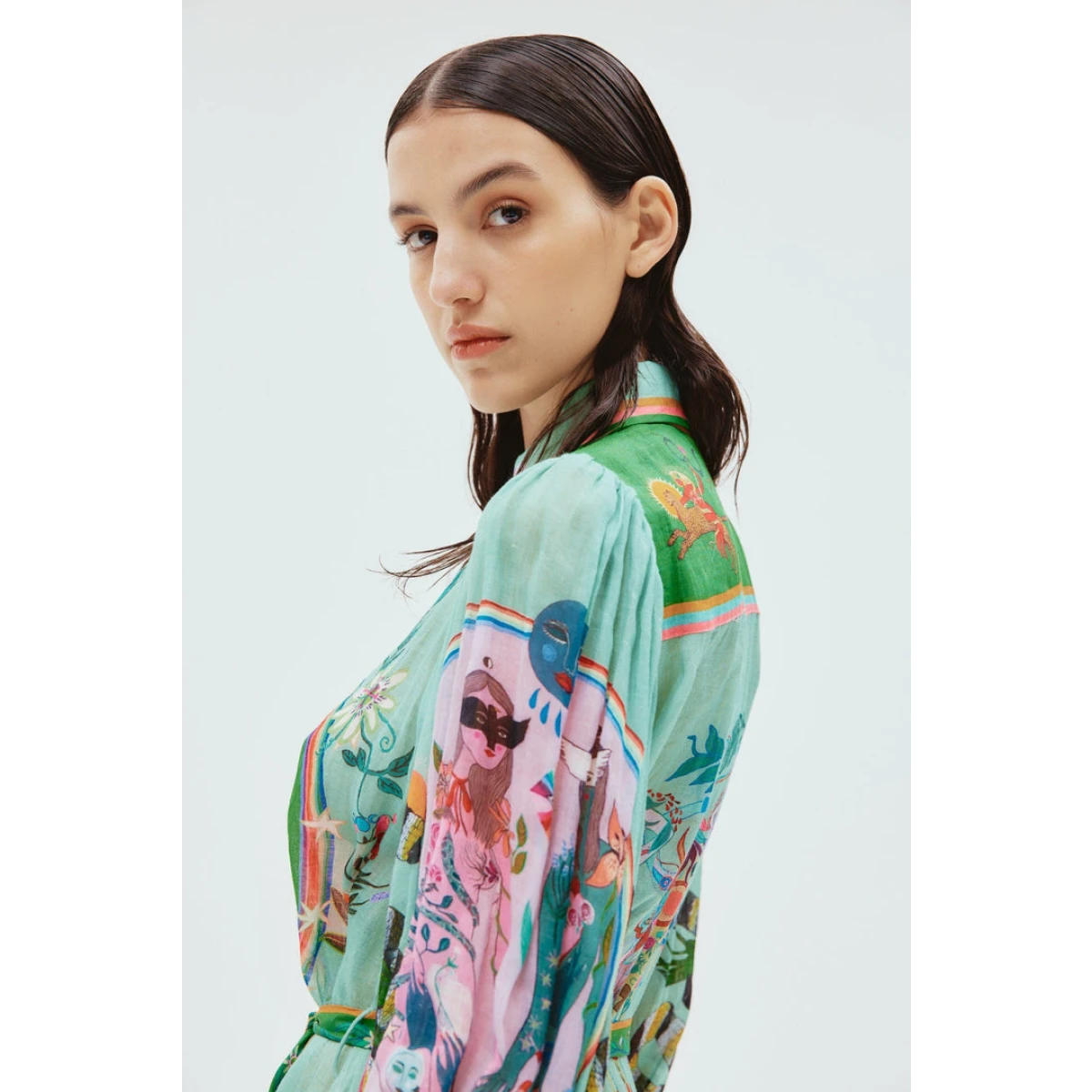 Alemais Evergreen Shirtdress